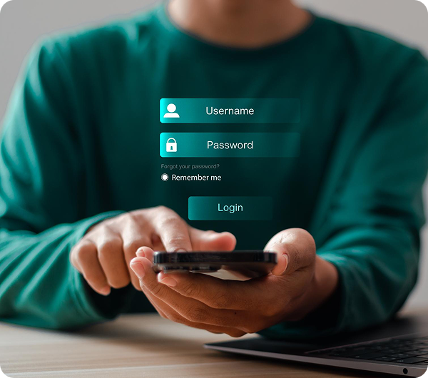 Create your account step